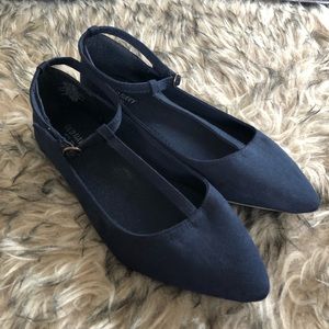 LAST CHANCE! Old Navy Ankle Strap Navy Flats